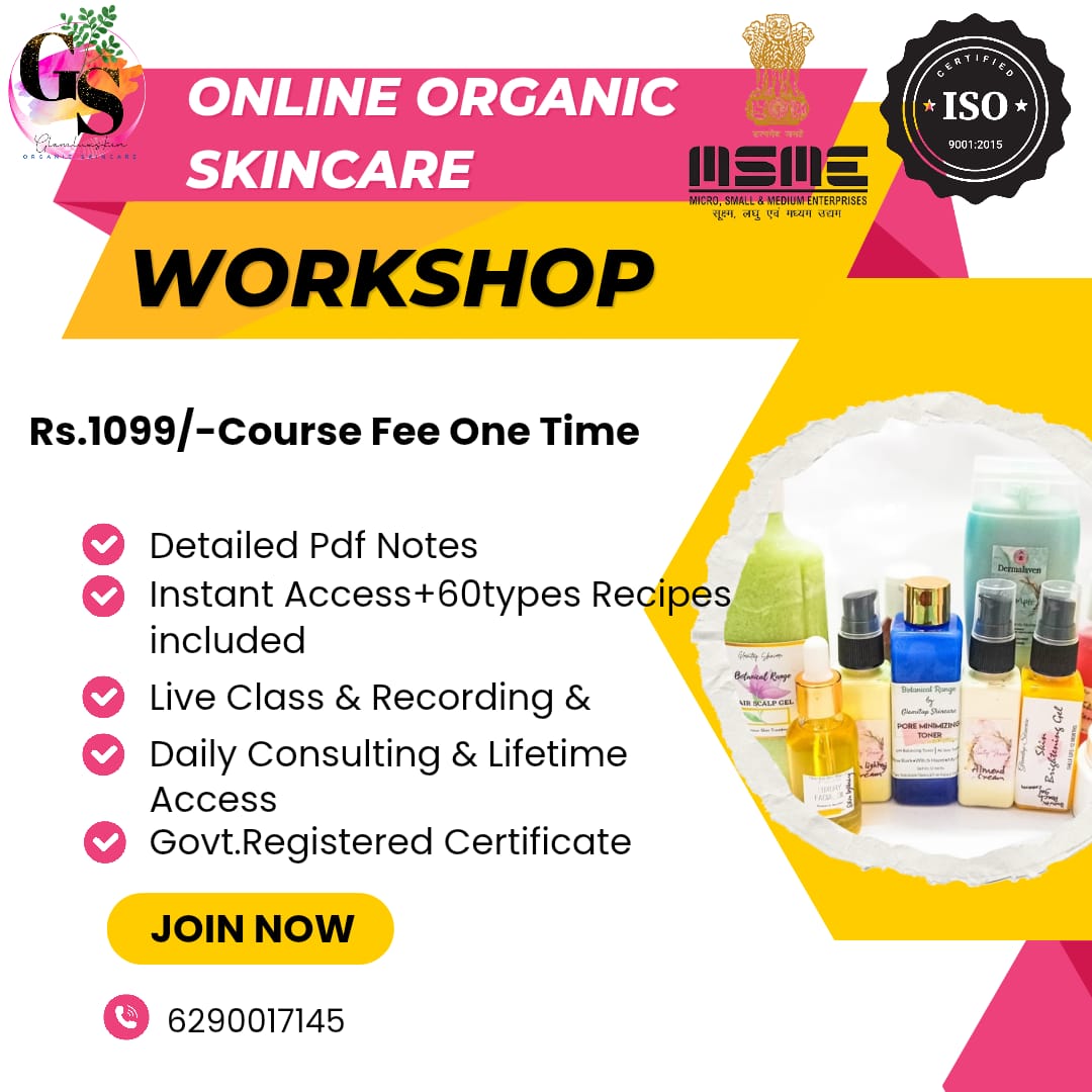 Online Organic Skincare Workshop